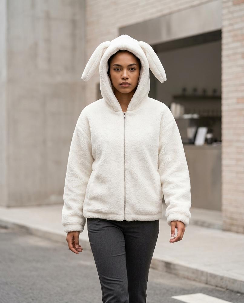 Statement Street - Vamor | Kapuzen Plüsch Jacke Damen