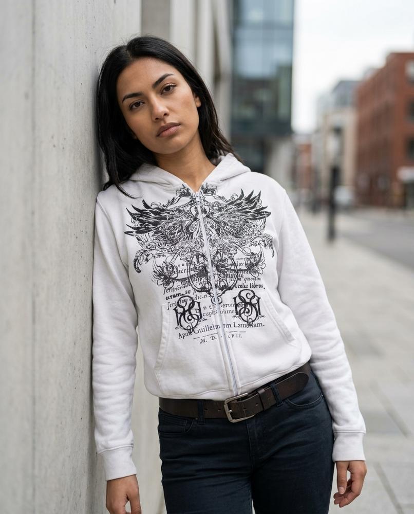 Statement Street - Zeral | Bedruckter Langärmliger Hoodie Damen