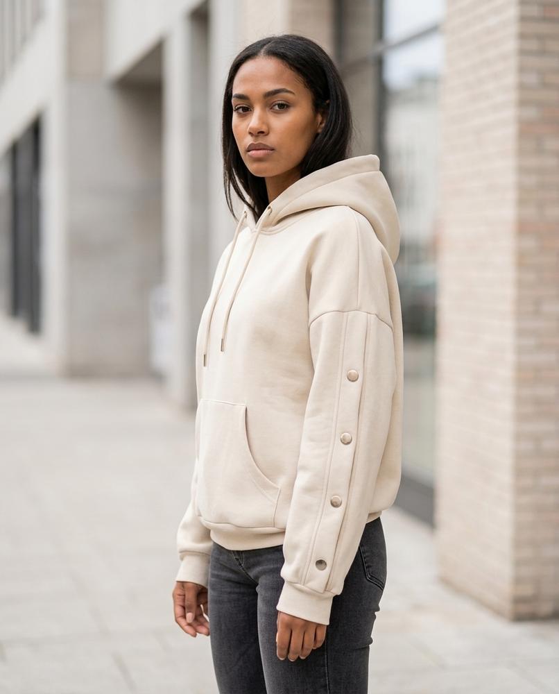 Statement Street - Zeren | Oversized Langärmlig Hoodie Damen