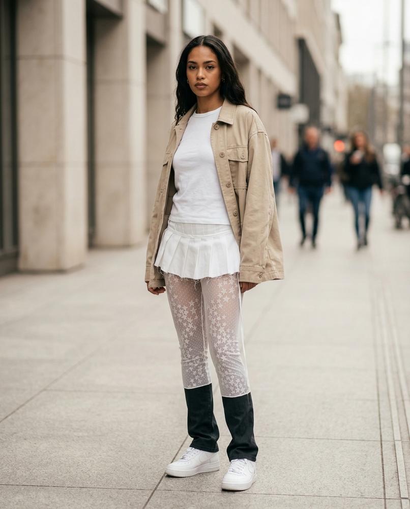 Statement Street - Cimal | Geknöpft Gewaschen Jacke Damen