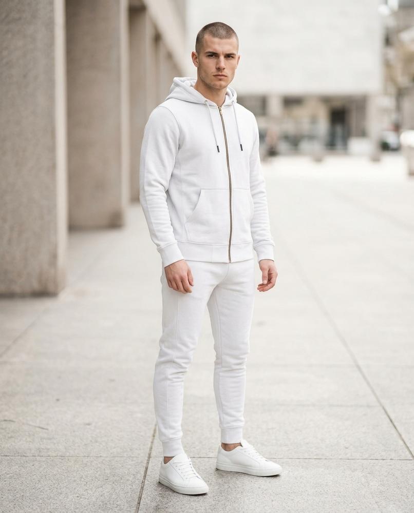 Statement Street - Visel | Kapuzen Baumwoll Anzug Herren