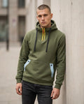 Statement Street - Valar | Hochschließend Kontrastfarben Hoodie Herren