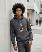 Statement Street - Zoton | Bedruckter Langärmliger Hoodie Herren