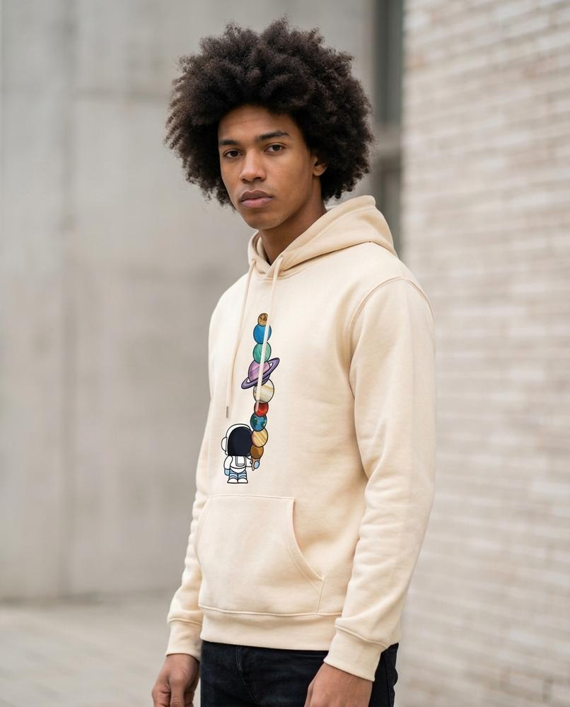Statement Street - Zoton | Bedruckter Langärmliger Hoodie Herren