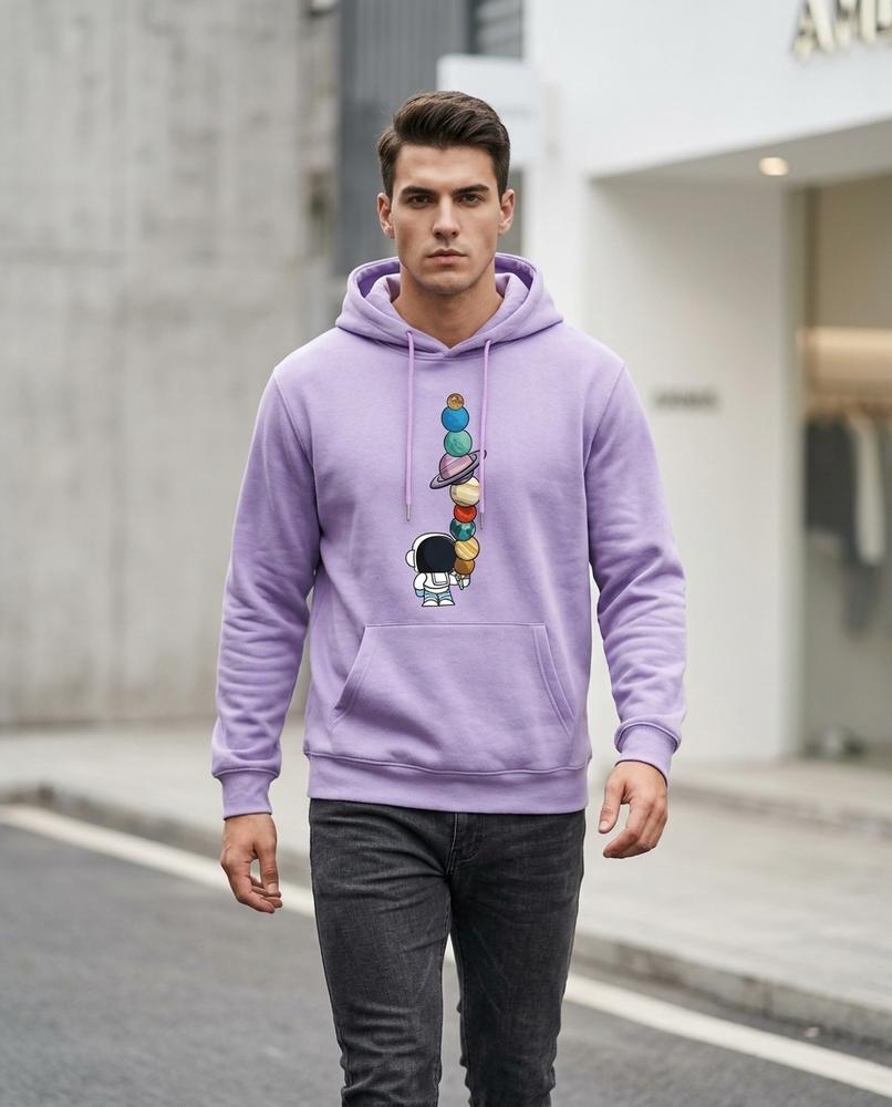 Statement Street - Zoton | Bedruckter Langärmliger Hoodie Herren