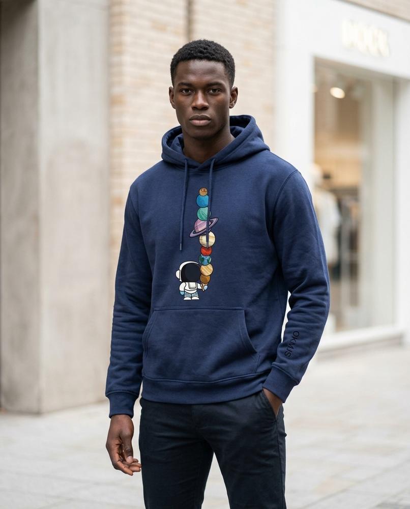 Statement Street - Zoton | Bedruckter Langärmliger Hoodie Herren