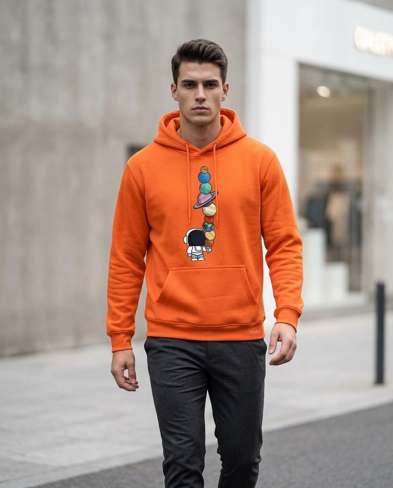Statement Street - Zoton | Bedruckter Langärmliger Hoodie Herren