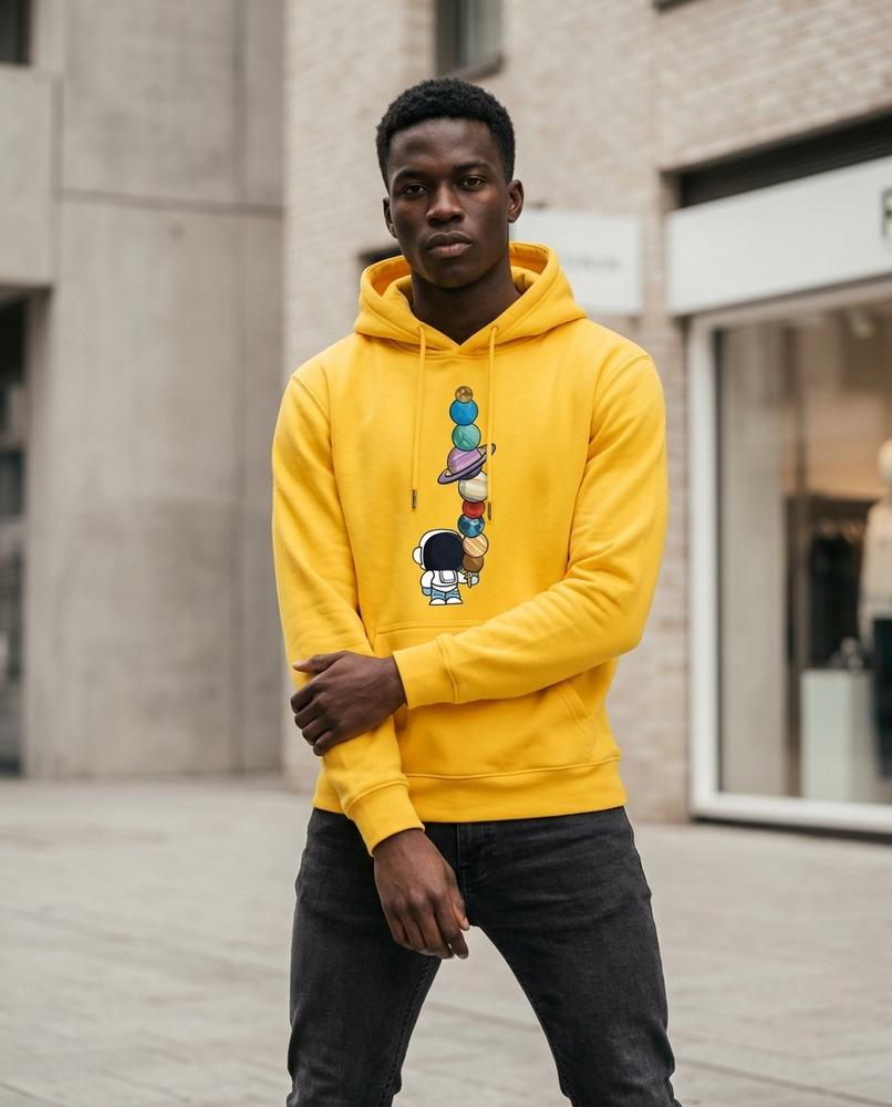 Statement Street - Zoton | Bedruckter Langärmliger Hoodie Herren