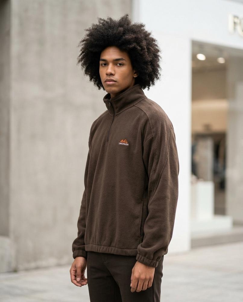 Statement Street - Aedon | Hochgeschlossen Fleece Pullover Herren