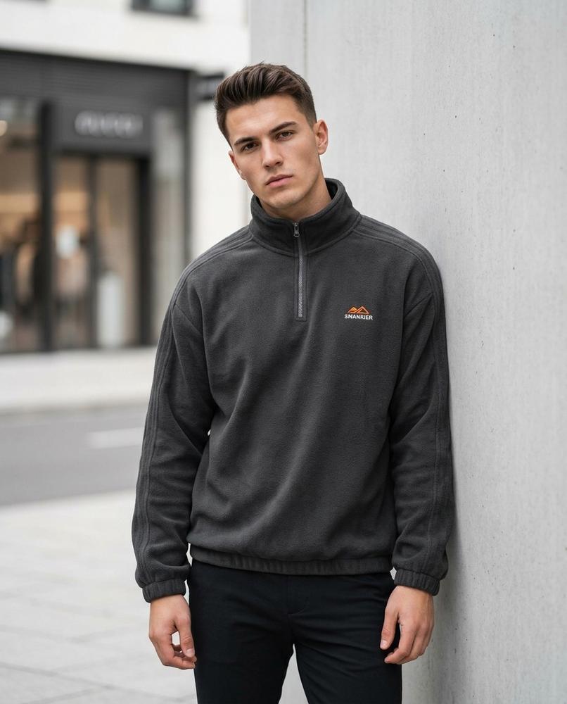 Statement Street - Aedon | Hochgeschlossen Fleece Pullover Herren