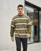 Statement Street - Doram | Gestreiftes Langärmliges Shirt Herren