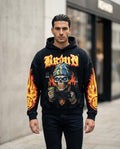 Statement Street - Zimim | Bedruckt Gewaschen Hoodie Herren