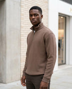 Statement Street - Zigak | Strukturiert Hochgeschlossen Pullover Herren