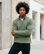 Statement Street - Zigak | Strukturiert Hochgeschlossen Pullover Herren
