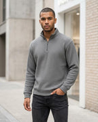 Statement Street - Zigak | Strukturiert Hochgeschlossen Pullover Herren