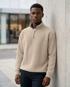 Statement Street - Zigak | Strukturiert Hochgeschlossen Pullover Herren
