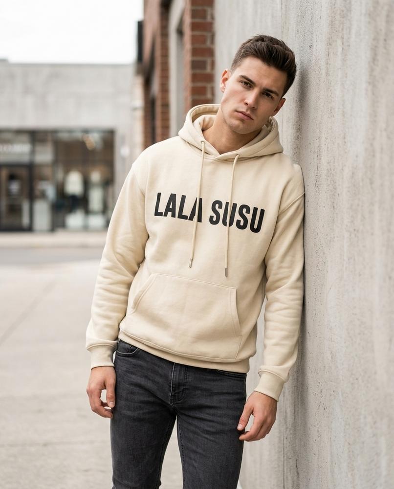 Statement Street - Yemav | Geprägter Baumwoll Hoodie Herren