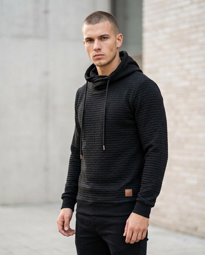 Statement Street - Cimun | Strukturiert Hochgeschlossen Hoodie Herren