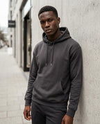 Statement Street - Cipiv | Aufgerauter Einfarbiger Hoodie Herren