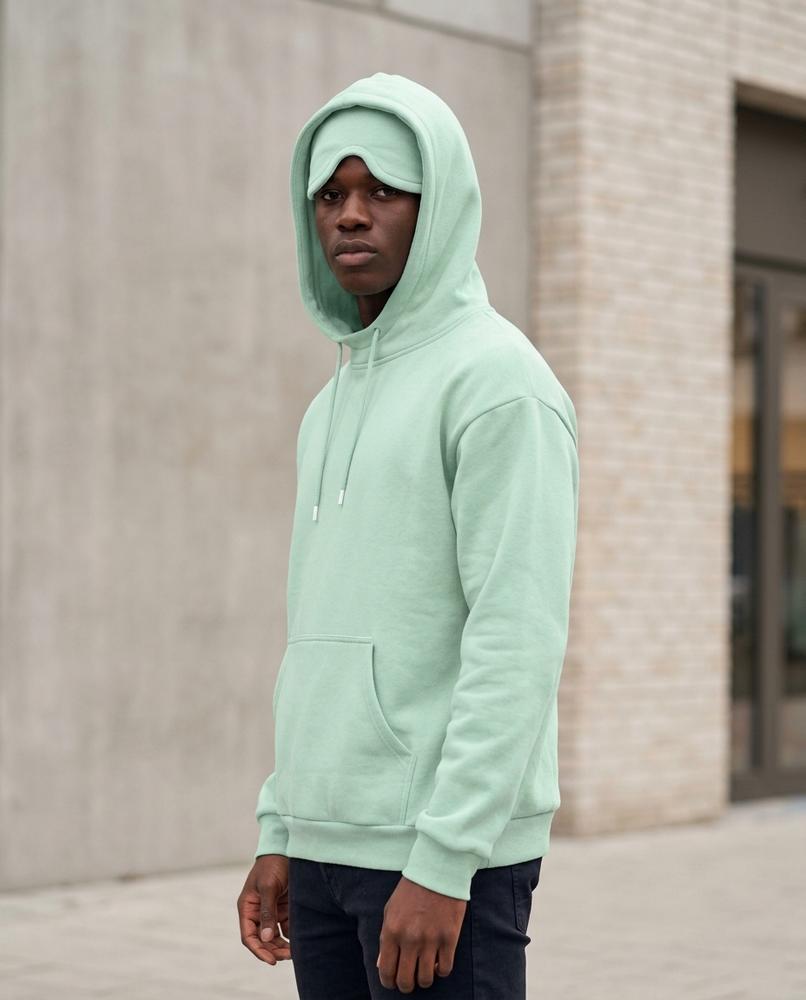 Statement Street - Cipiv | Aufgerauter Einfarbiger Hoodie Herren