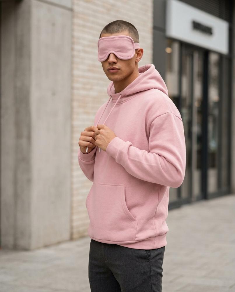 Statement Street - Cipiv | Aufgerauter Einfarbiger Hoodie Herren