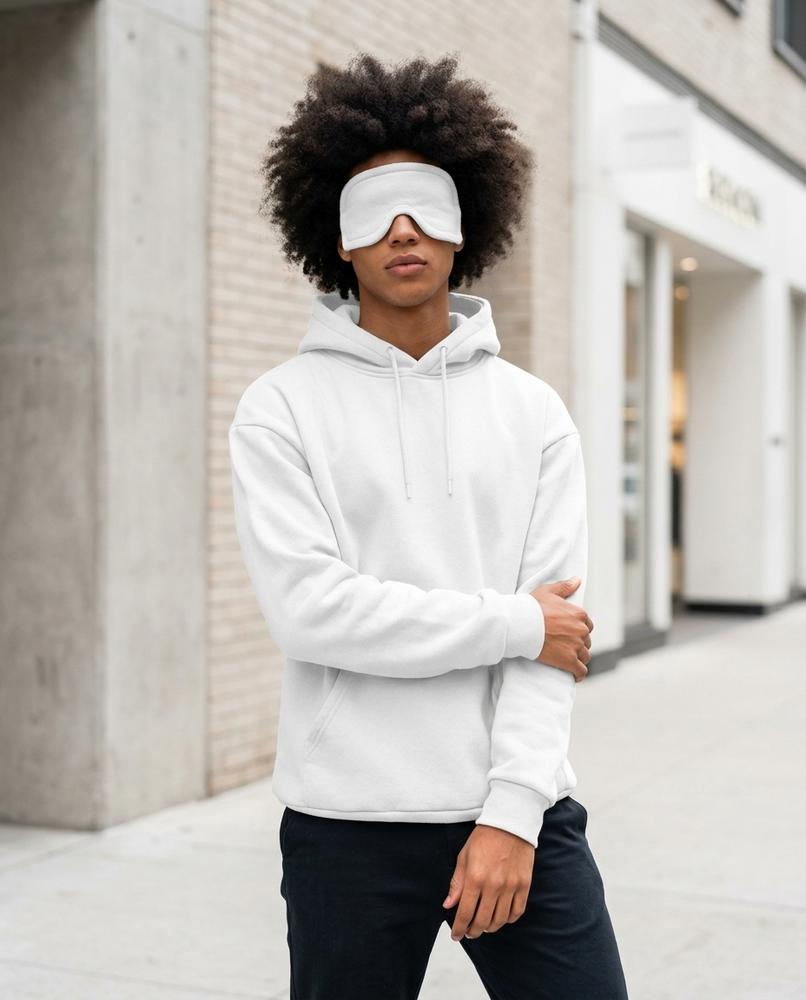 Statement Street - Cipiv | Aufgerauter Einfarbiger Hoodie Herren