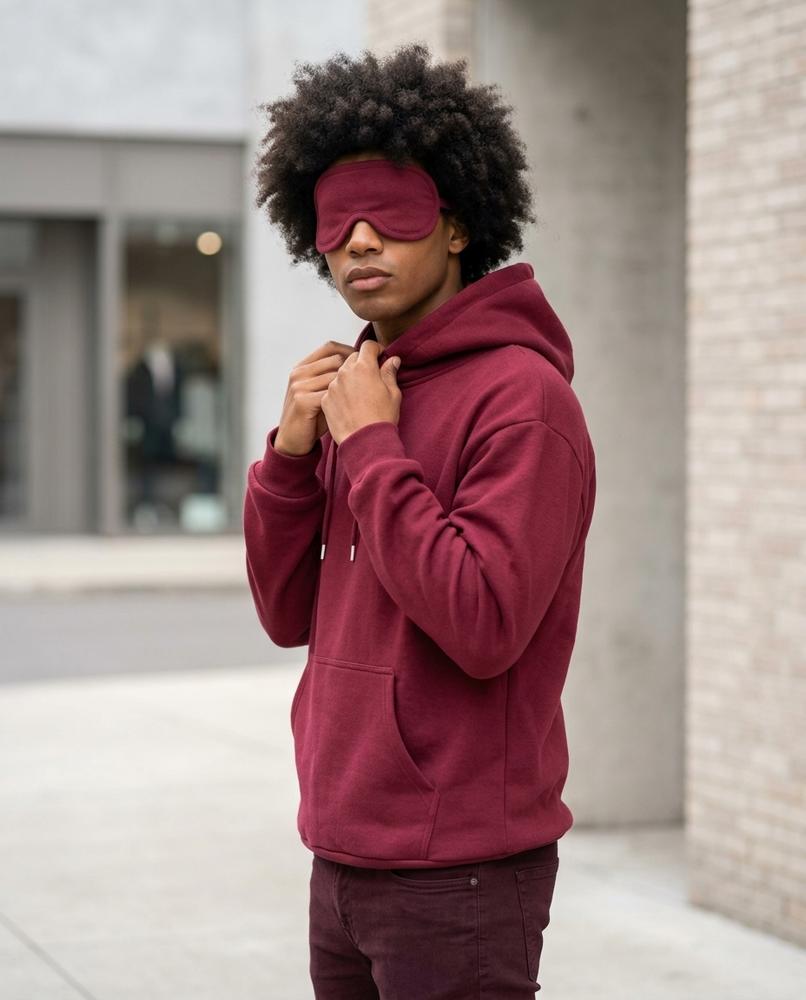 Statement Street - Cipiv | Aufgerauter Einfarbiger Hoodie Herren
