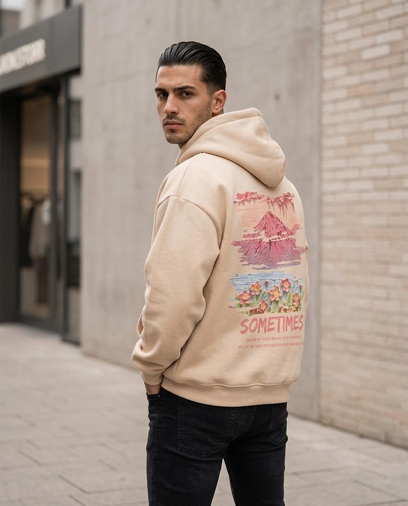 Statement Street - Zukir | Bedruckter Lockerer Hoodie Herren