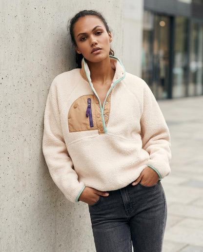 Statement Street - Zalev | Lockerer Kontrastfarbener Pullover Damen