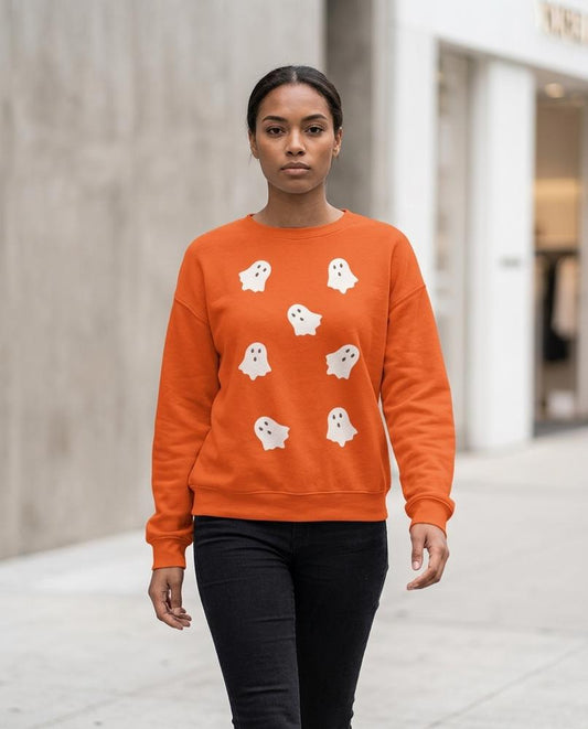 Statement Street - Timor | Gemustert Rundhals Sweatshirt Damen