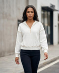 Statement Street - Zezan | Strukturiert Paspeliert Hoodie Damen