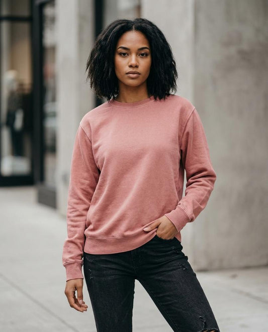 Statement Street - Vadan | Langärmliges Baumwoll Sweatshirt Damen