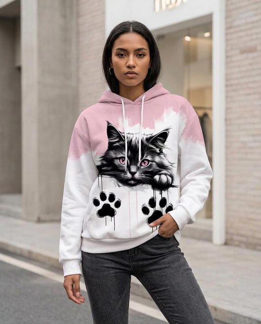 Statement Street - Visol | Bedruckt Langärmlig Hoodie Damen