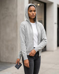 Statement Street - Zamel | Gestrickte Kapuzen Strickjacke Damen
