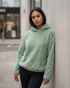 Statement Street - Vetal | Plüschiger Fleece Hoodie Damen
