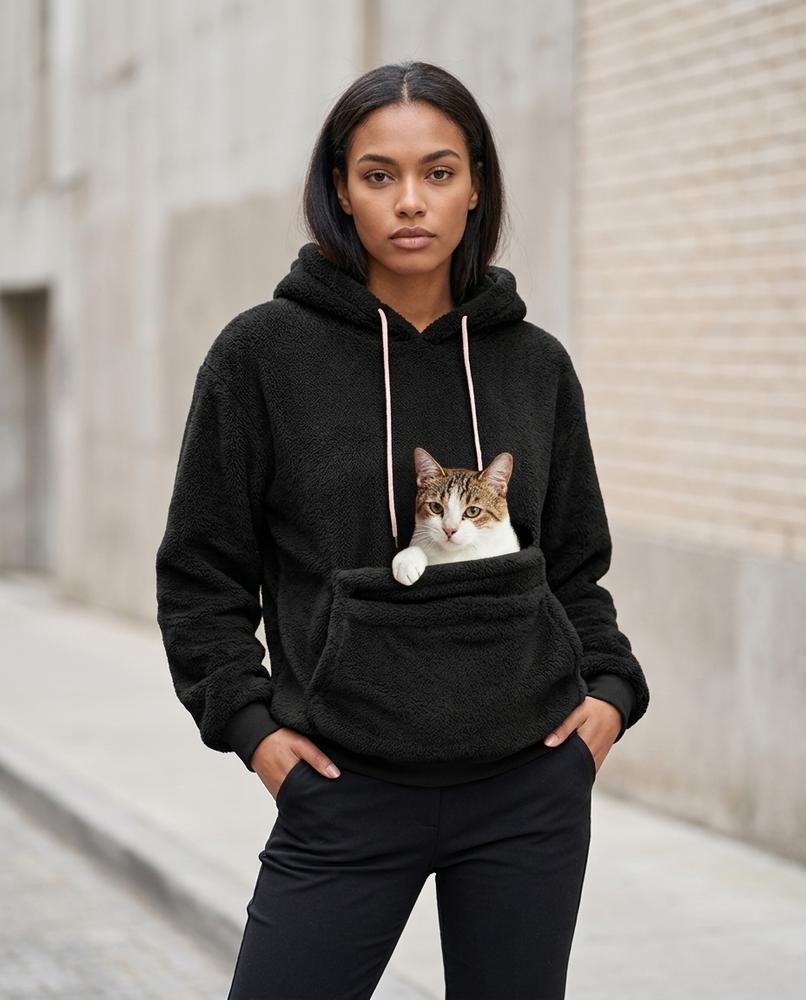 Statement Street - Damuv | Funktional Strukturiert Hoodie Damen