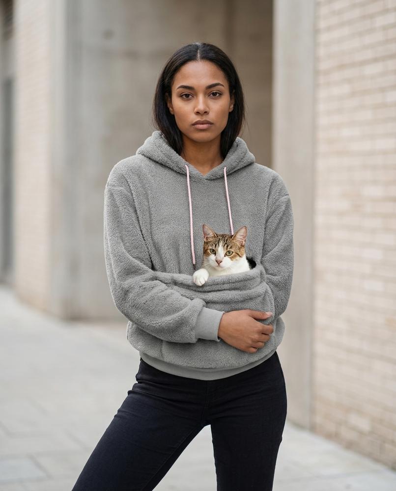 Statement Street - Damuv | Funktional Strukturiert Hoodie Damen