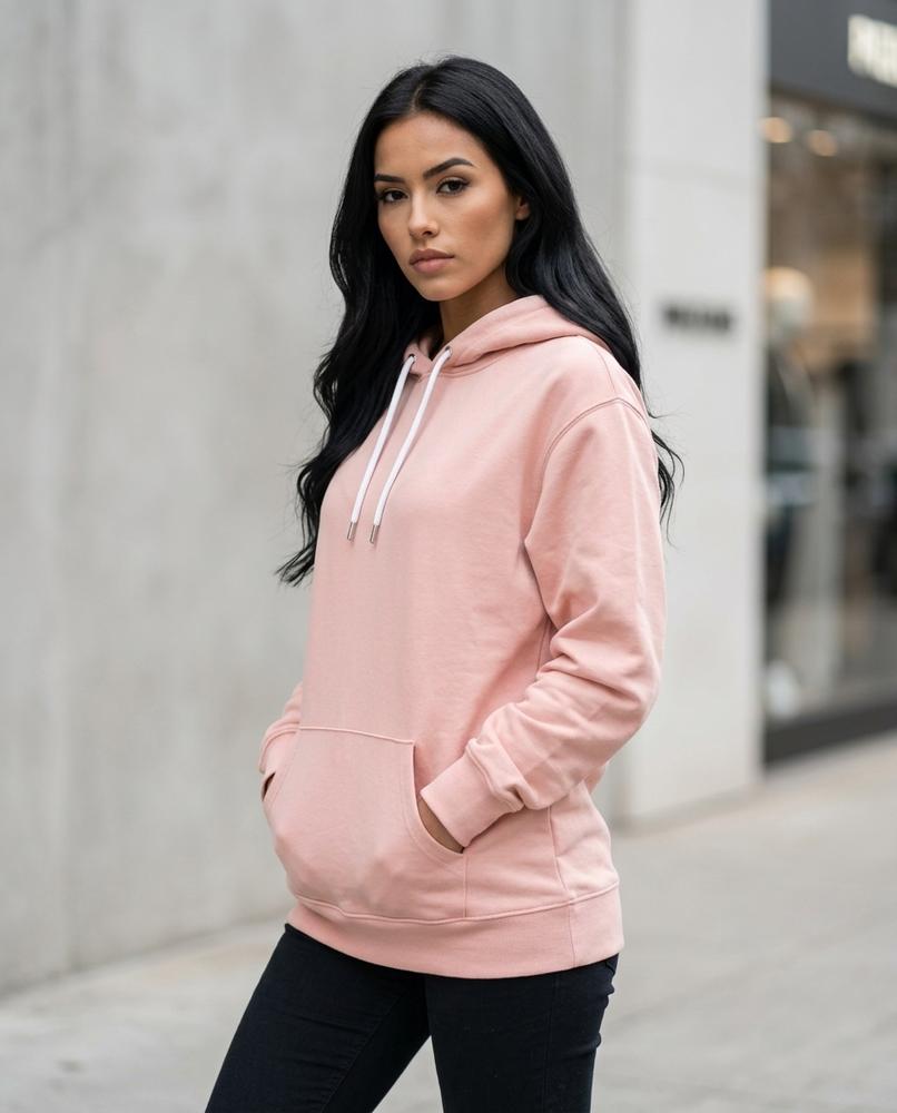 Statement Street - Yikim | Langgeschnitten Seitlich Geschlitzt Hoodie Damen