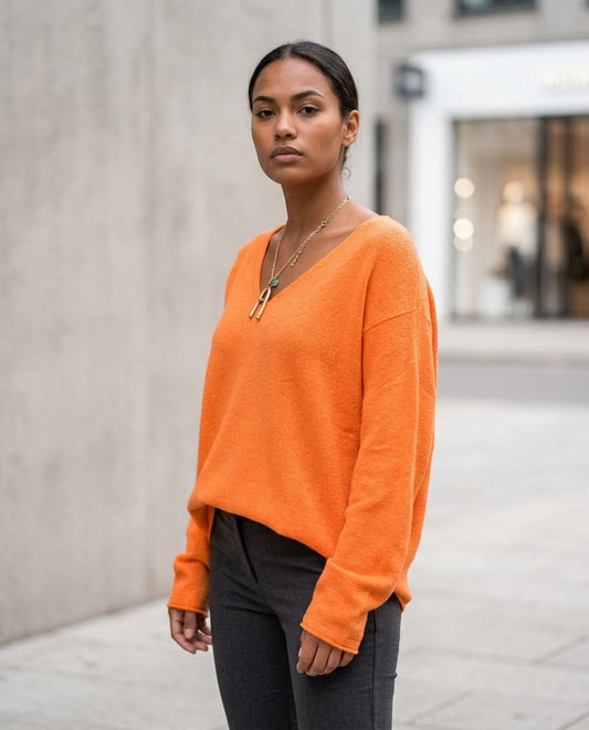 Statement Street - Cogiv | Weitgeschnittener Langärmliger Pullover Damen