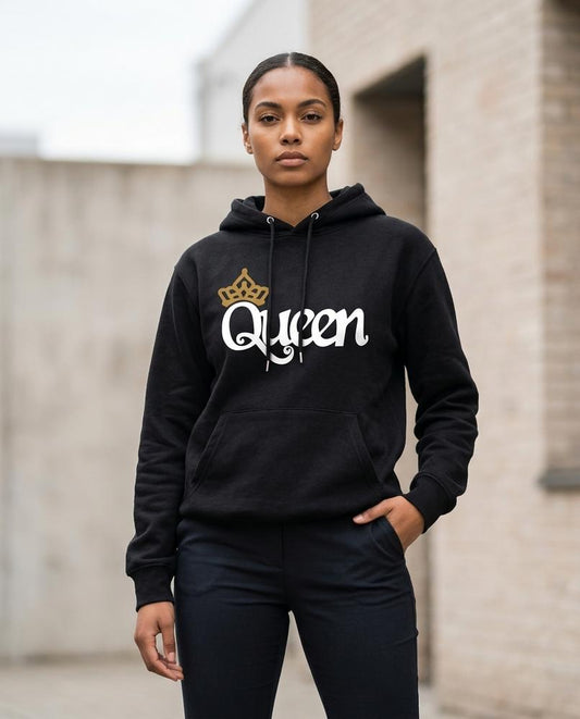 Statement Street - Carun | Bedruckter Baumwoll Hoodie Damen