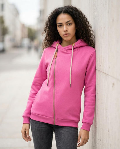 Statement Street - Kevum | Asymmetrisch Langärmelig Hoodie Damen