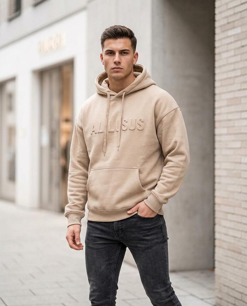 Statement Street - Aarom | Geprägt Langärmelig Hoodie Unisex