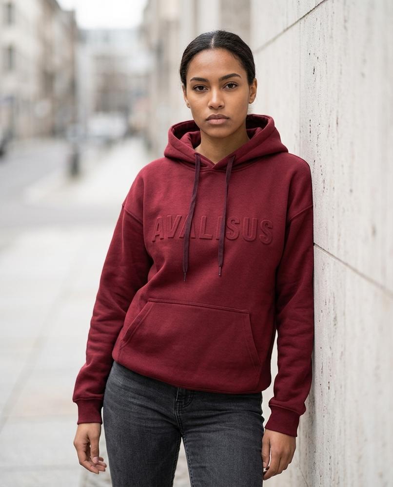 Statement Street - Aarom | Geprägt Langärmelig Hoodie Unisex