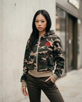 Statement Street - Vawat | Getarnte Kurzgeschnittene Jacke Damen