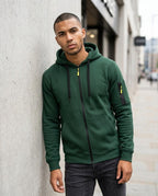 Statement Street - Kedin | Gefütterter Reißverschluss Hoodie Herren