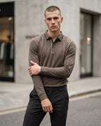 Statement Street - Zizen | Langärmlig Strukturiert Shirt Herren