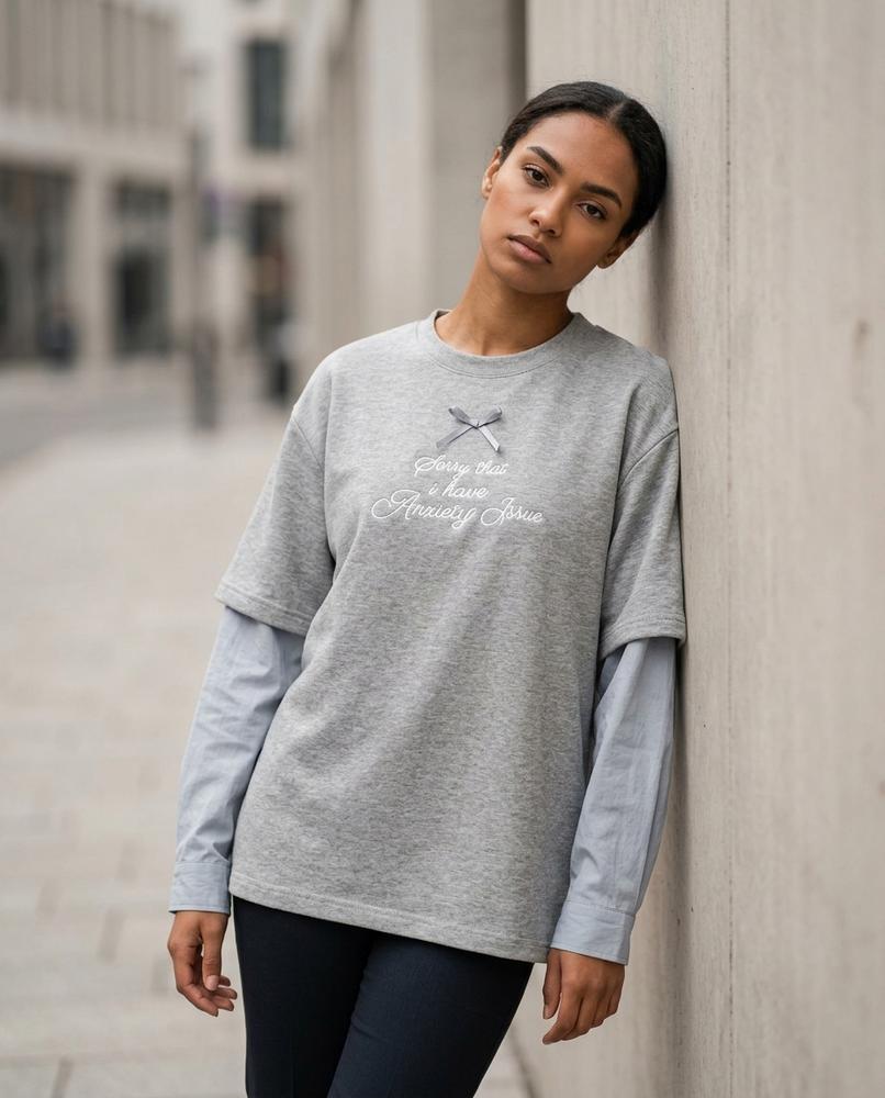 Statement Street - Aorim | Langärmliges Besticktes Sweatshirt Damen