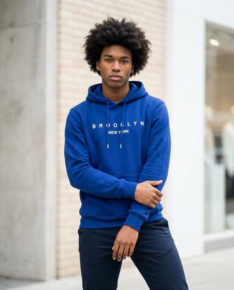 Statement Street - Vibus | Bedruckter Langärmliger Hoodie Herren