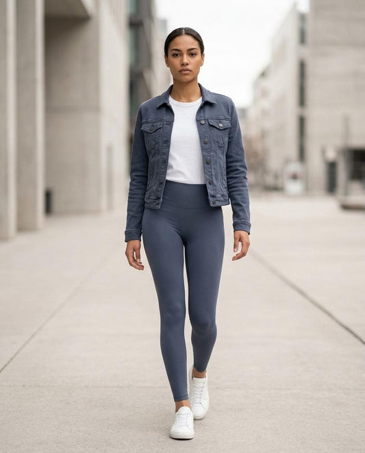 Statement Street - Aekiv | Hochgeschnittene Gerippte Hose Damen