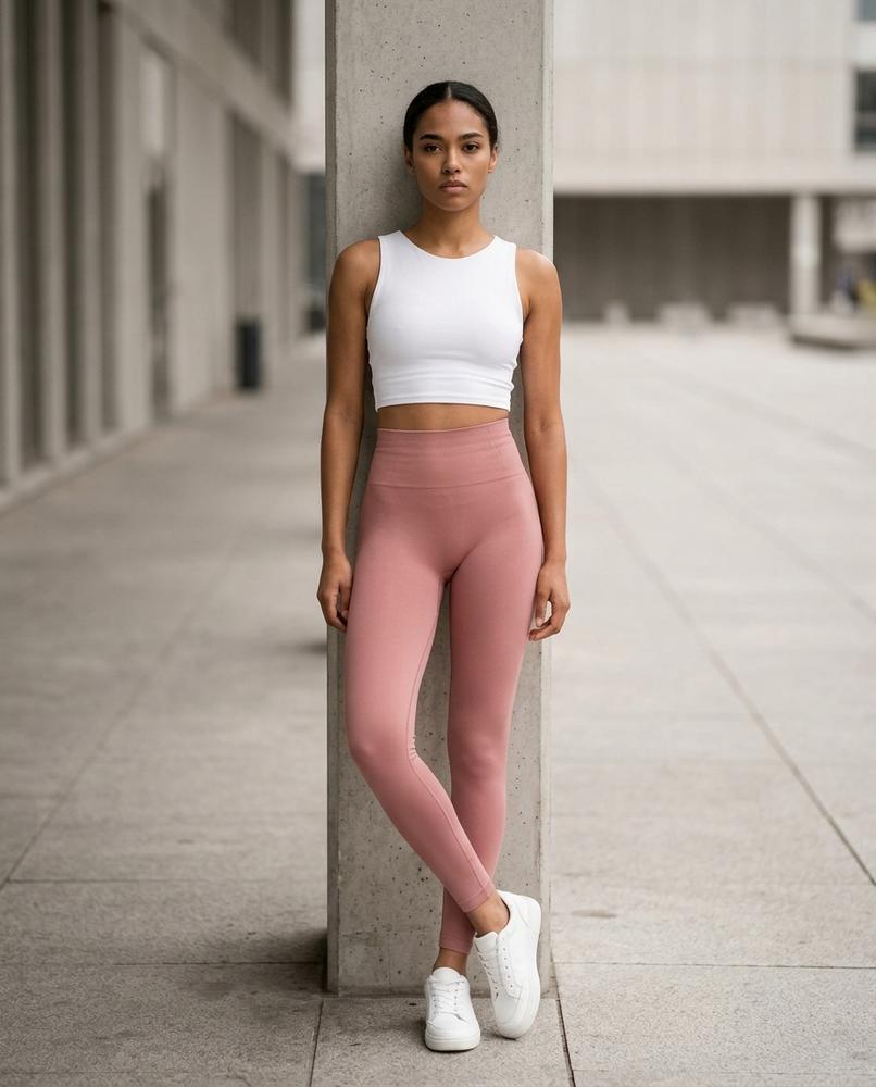 Statement Street - Aekiv | Hochgeschnittene Gerippte Hose Damen